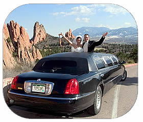 Happy couple enjoying their wedding and a fabulous Colorado Springs DJ!